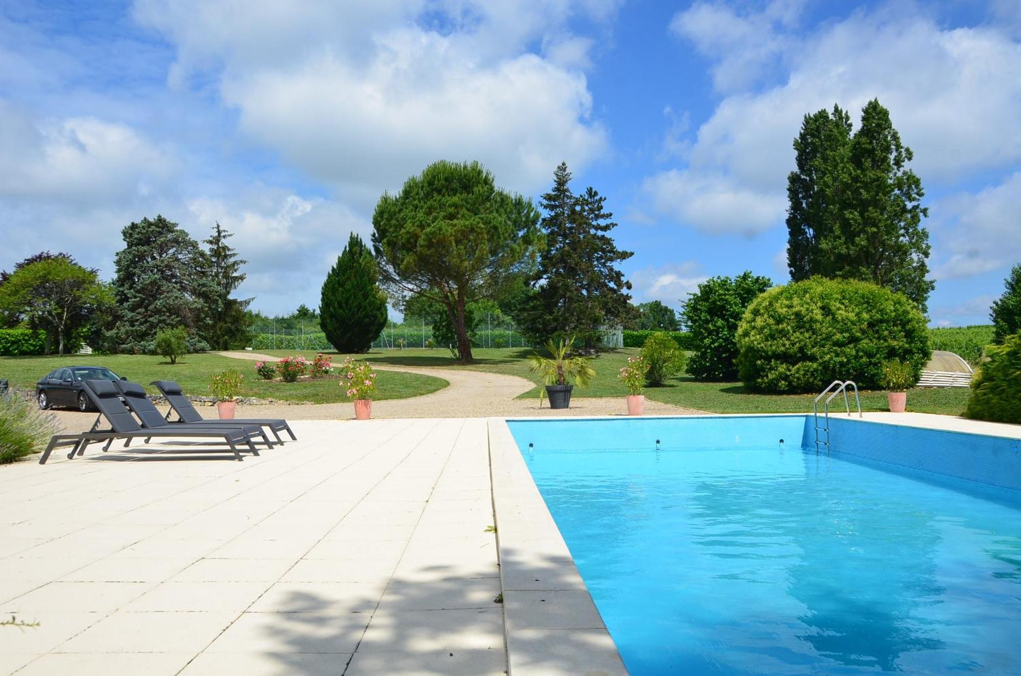 La Gentilhommiere Saint-Aubin-de-Branne Exterior foto